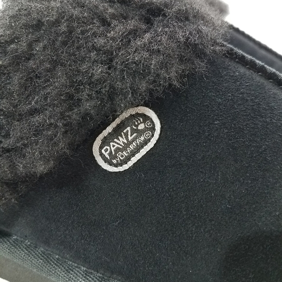 PAWZ BY BEARPAW WOMEN'S MARGARET SLIPPERS BLACK SIZE 8 A5 - Picture 6 of 11